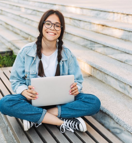 smiling student