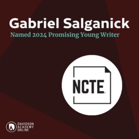 Gabriel Salganick, a student at Davidson Academy Online, has been recognized as a 2024 Promising Young Writer by the National Council of Teachers of English (NCTE). Gabriel received a “First Class” distinction, signifying the highest distinction possible.
 
Read more about Gabriel and the NCTE with the link in our bio.
 
#gifted #giftededucation