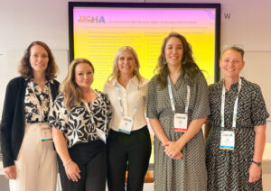 Dr Potts at conference